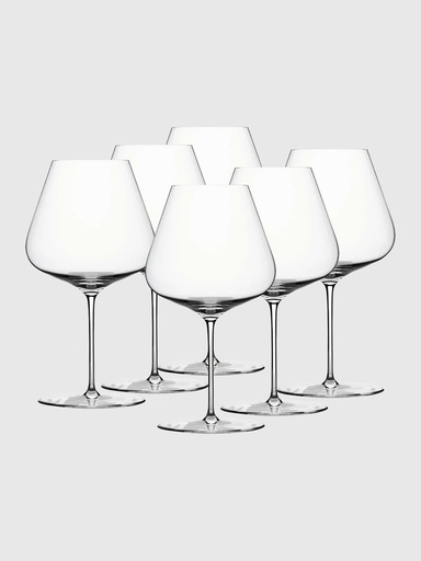 Burgunder Glas 6er