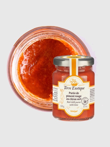 Rotes Chilipüree mit Limette
